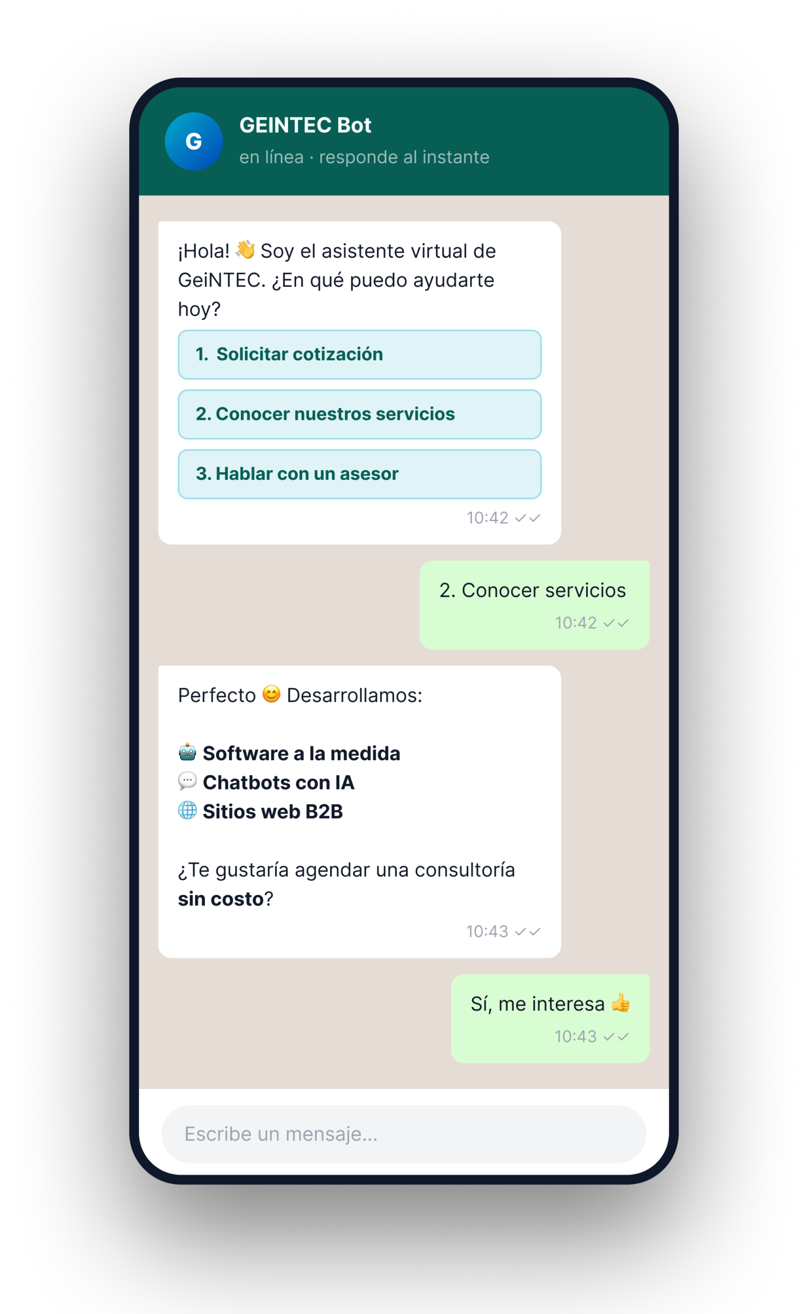 Chatbot Ge Intec