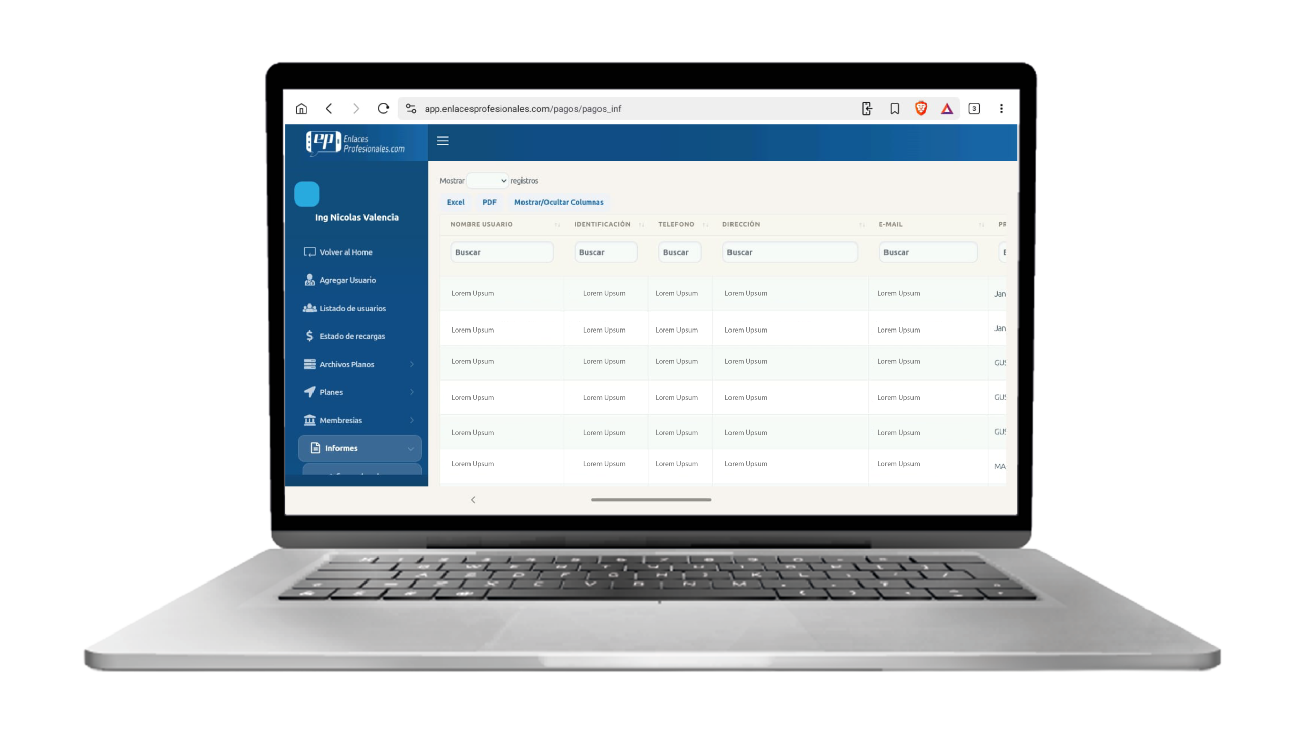 Software Enlaces Profesionales